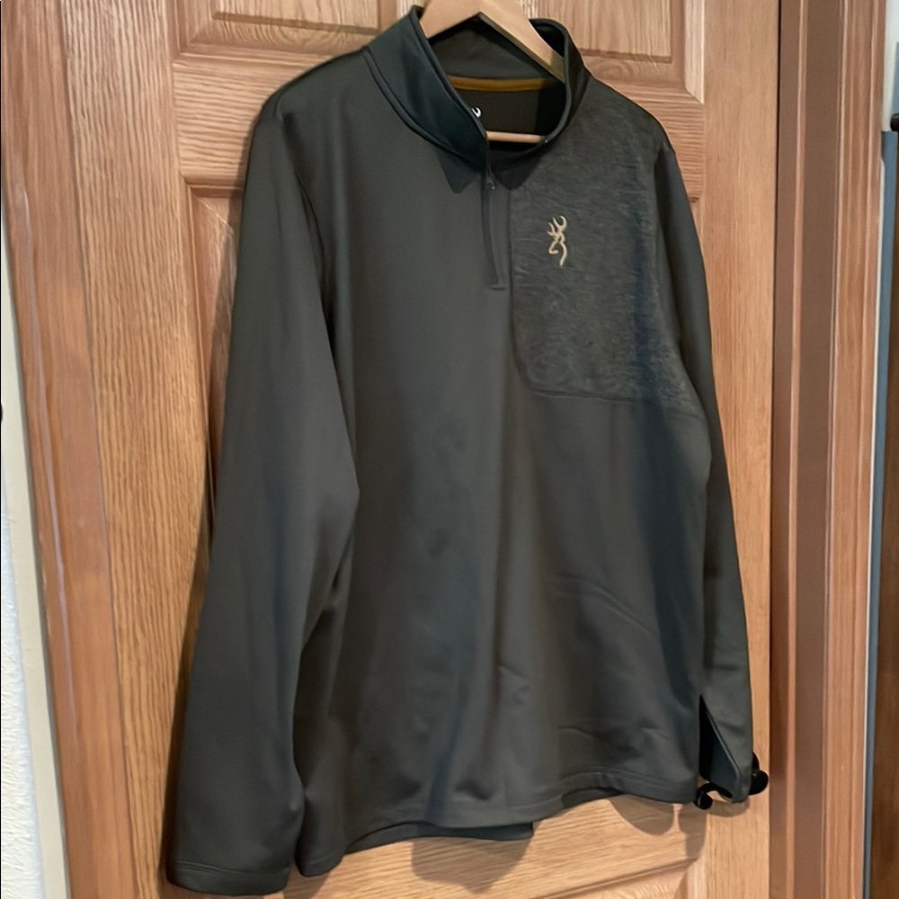 Browning Olive Green Pullover Jacket - image 1